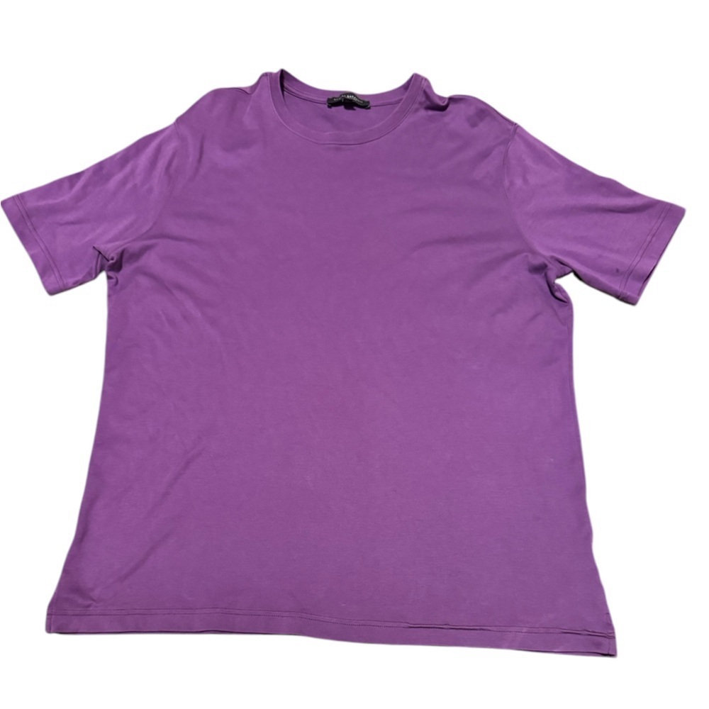 Robert Barakett Purple Short Sleeve T Shirt Mens Size XXL Pima Cotton